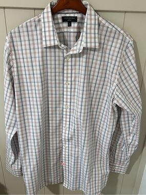{Banana Republic} Men's Plaid Button-Down Shirt